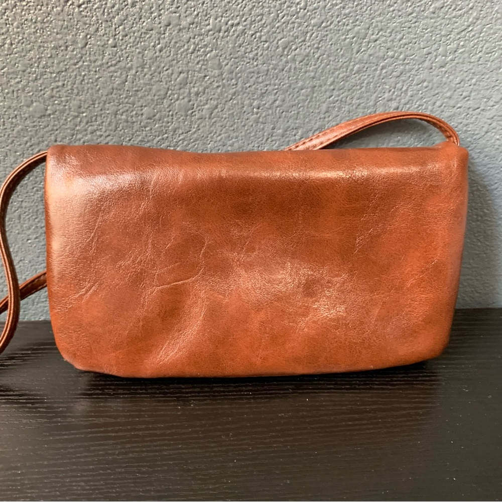 Slim brown cross body purse - Picture 6 of 6